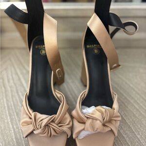 Elegant Beige Women's Heels